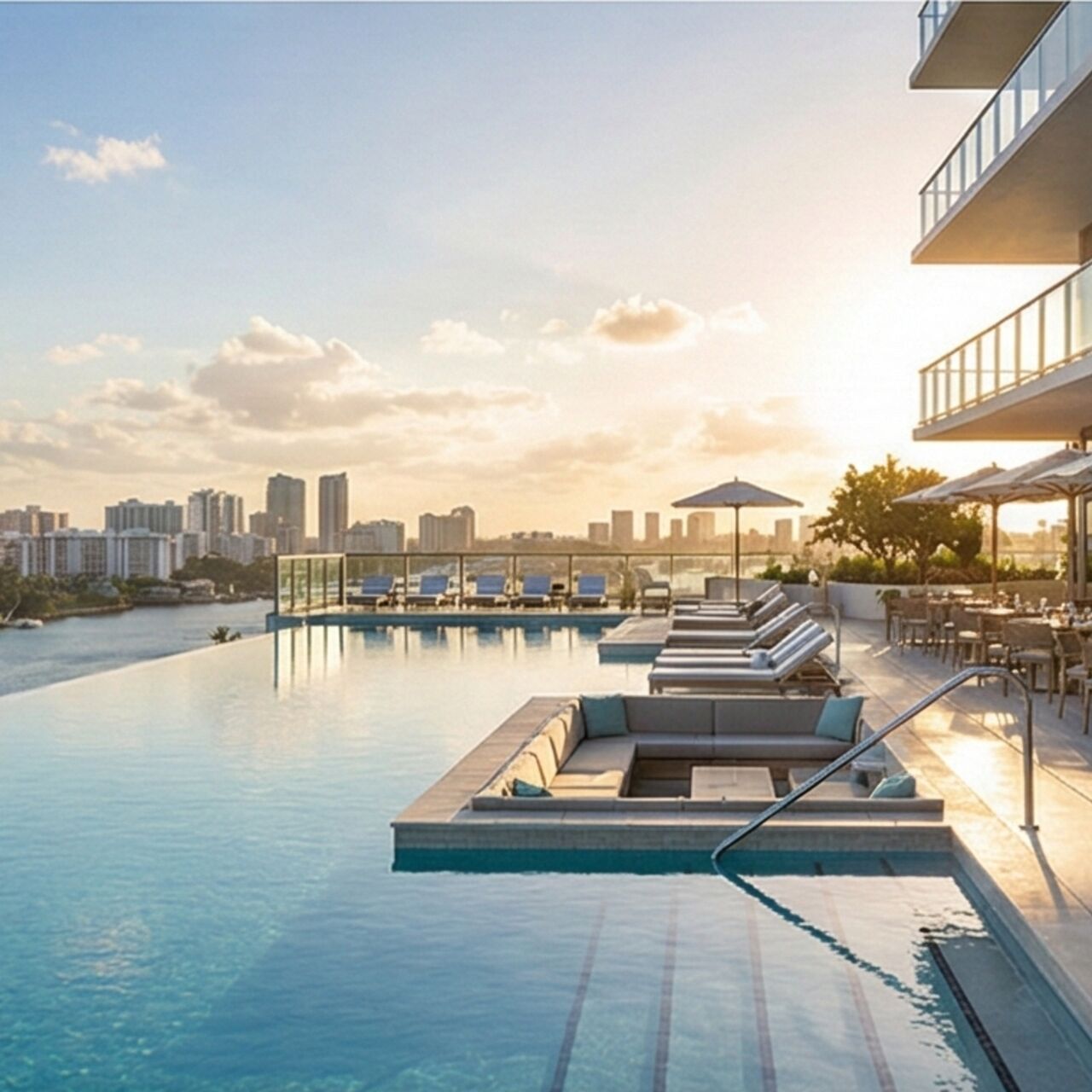 St. Regis Sunny Isles Rooftop Pool