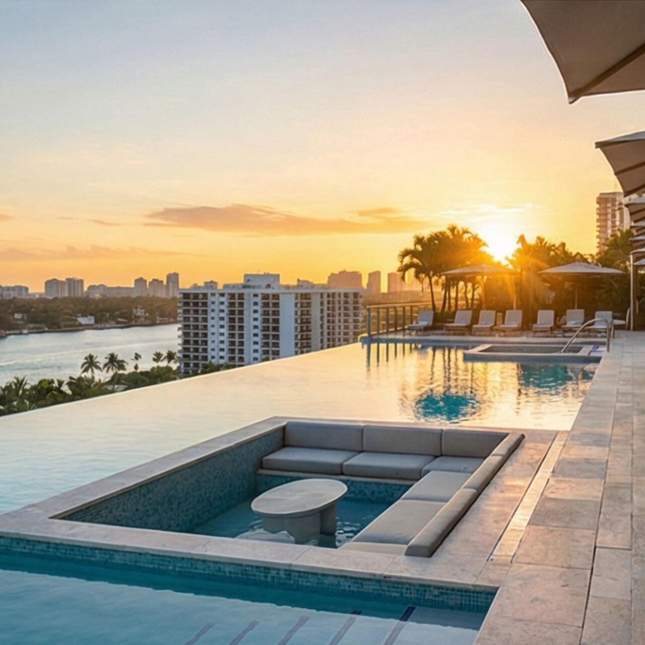 St. Regis Sunny Isles Rooftop Pool